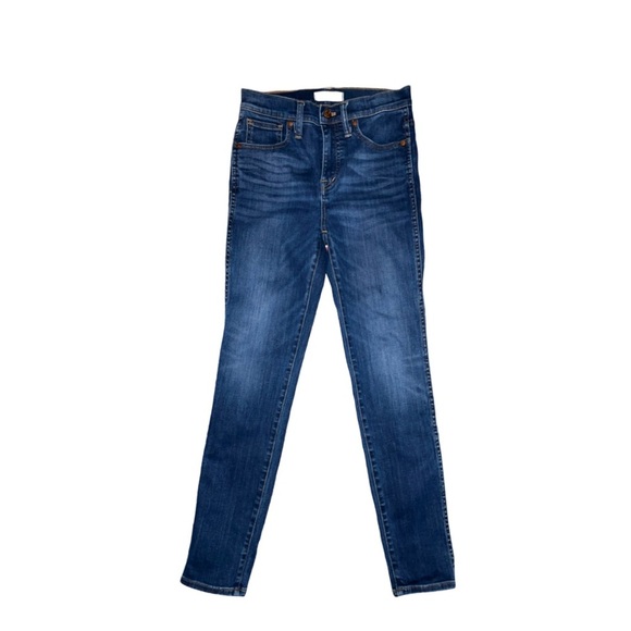 Madewell 10” High Rise Skinny Jeans Women’s Size 26 | Dark Wash Denim - Picture 1 of 8